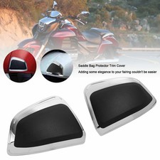 Chrome Saddle Bag Protector Trim Cover For Honda Goldwing GL1800 F6B 2012-17 A10