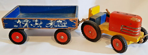 Ancien jouet tirer année - ,