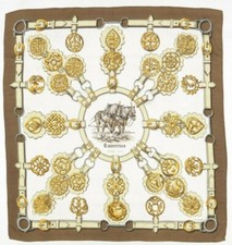 Authentique Foulard Hermès "