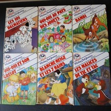 Lot de 6 livres Disney Mickey Club Juniors Jeunesse Enfant Livre Ancien Vintage