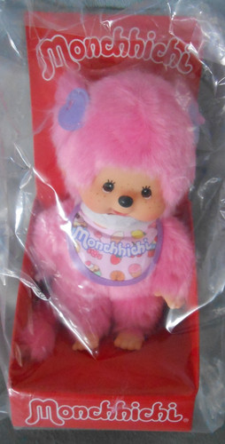 Peluche monchhichi rose - monchhichi,