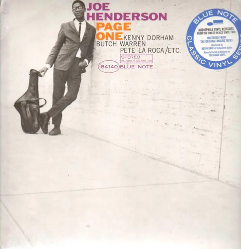 Joe henderson page one - henderson,