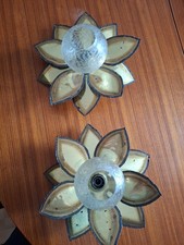 Paire D’appliques fleurs