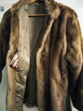 Veste 3/4 en fourrure Vison