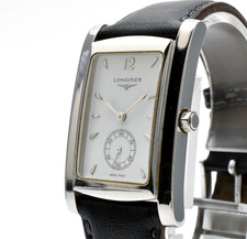 [N MINT] Longines Dolce Vita L5.655.4 Small Second Silver Qz Men's Watch JAPAN