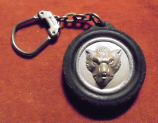 Scary Wolf Head Tire Keychain! Bar tobacco newspapers Girard Verdun 55