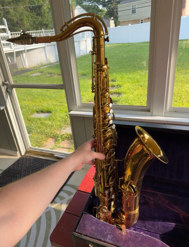 Conn tenor saxophone gold - saxophone,
