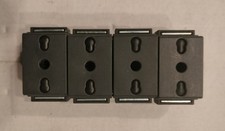 USED ORIGINAL STOCK N.4 BI-PASS SOCKETS art. 4580 BTICINO LIVING CLASSIC TICINO