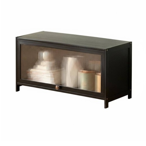 Banc avec portes cannage - tv, en