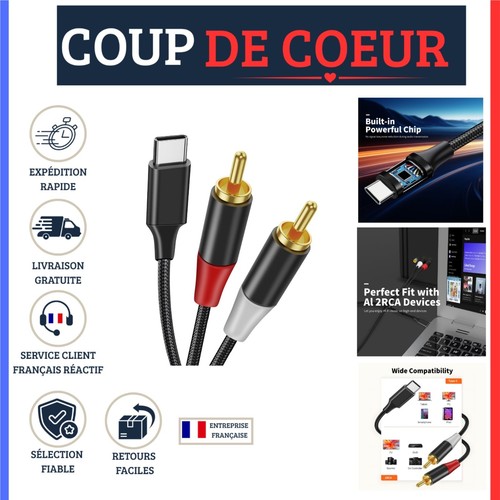 Câble audio usb vers - câble, c