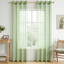 Rideau Voilage Vert 140x240