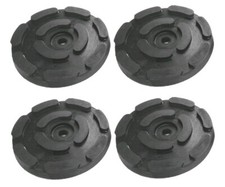 4 OMCN PADS DIAMETER 145 REAL RUBBER INTERLOCKING-MADE IN ITALY-4 pieces-@