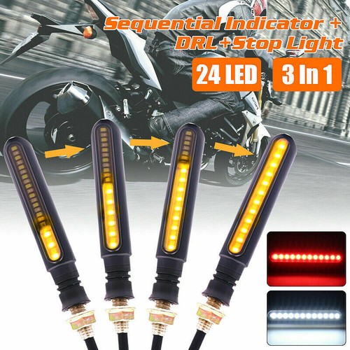 4pcs moto clignotants led - clignotants, 24