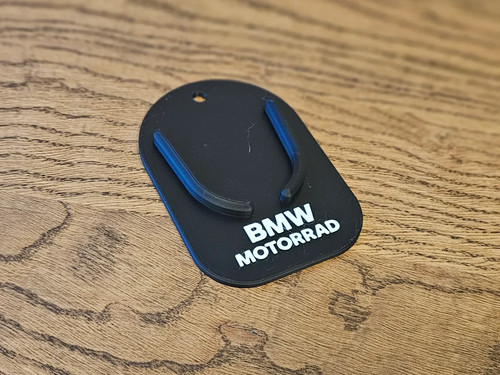 Platine bequille moto bmw - platine,