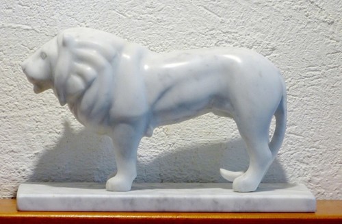 Marbre carrare lion - marbre,