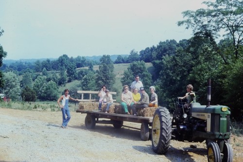 John deer tractor - john, rack