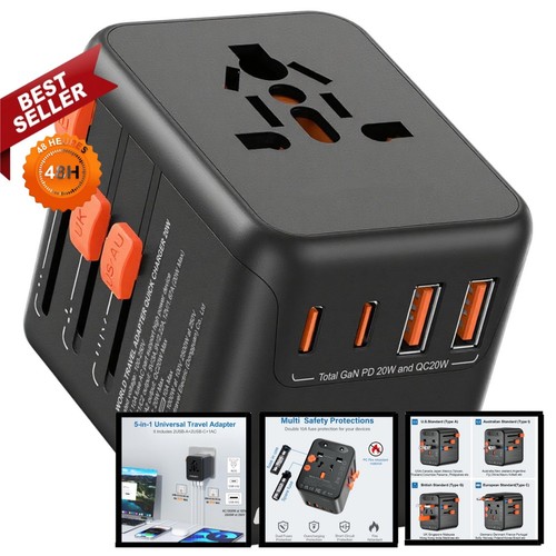 Adaptateur prise universelle - universelle, 5
