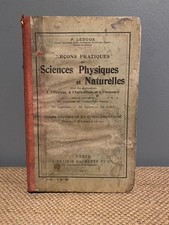 Ancien Livre Scolaire  Leçons