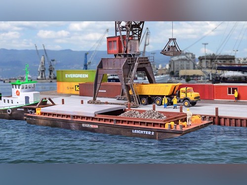 Kibri barge transport - barge,