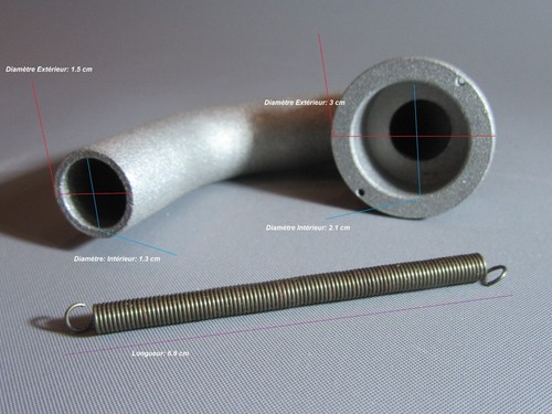 Coude echappement metal - echappement,