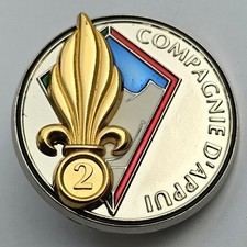 Foreign Legion 2nd REG Support Company Translucent Badge