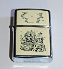 Zippo 359 Theme Scene Naval Boat Bradford Lighter USA