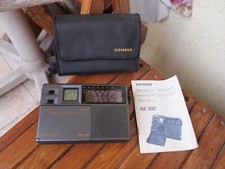 Portable Travel Worldwide Radio Siemens RK-702 With Case and Instructions WORKS