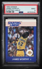 1988 Kenner Starting Lineup Cards James Worthy PSA 9 MINT HOF