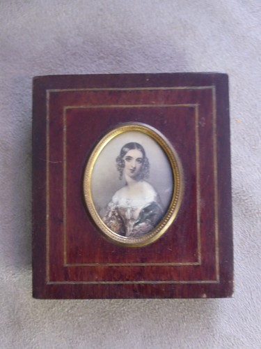 Belle miniature encadrée - belle,