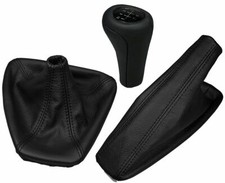 BMW 3 E46 knob + headset shift lever and genuine leather handbrake 