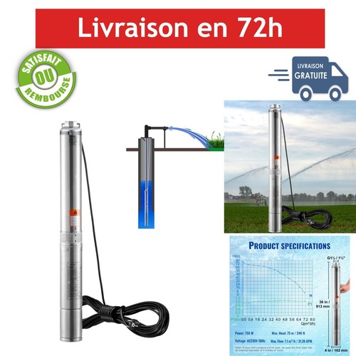 Vevor pompe immergée 750w - vevor,