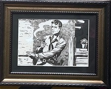  tiré d'une planche originale BD far west