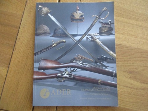 Catalogue vente encheres armes - catalogue,