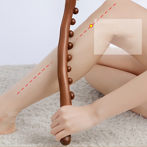 Wooden gua sha stick double - gua,