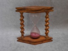 Sablier en OLIVIER colonne en