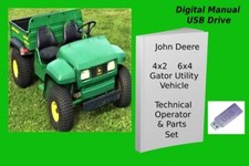 John Deere Gator Utility Vehicle 4×2 & 4×6 Manual Set Please Read Description