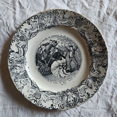 Assiette parlante souvenir - assiette,