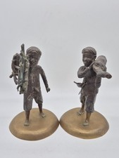 PAIRE BRONZE INDOCHINE PORTEUR