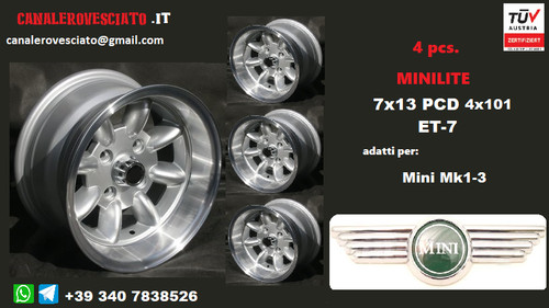 Jantes alliage minilite - 7j, 13