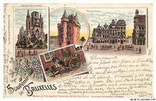 BO-BFP1-0600-BELGIQUE - Souvenir de bruxelles VOITURE A CHIEN ATTELAGE