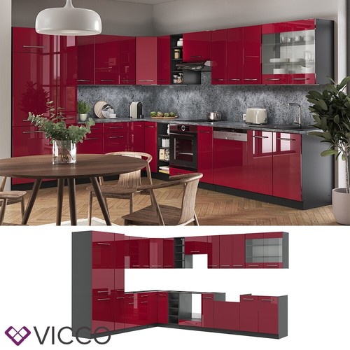Cuisine angle kitchenette - cuisine, en