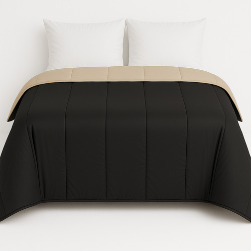 Couette chaude bicolore - couette,