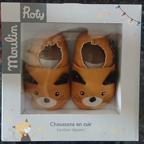 Chaussons en cuir Moulin Roty