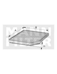 Filtre habitacle derrière - filtre,