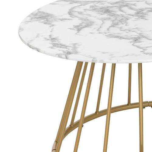 Table basse effet marbre - table,