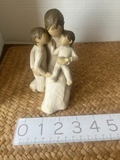 2002 Demdaco Willow Tree “Quietly” Mother With Children Figurine By Susan Lordi