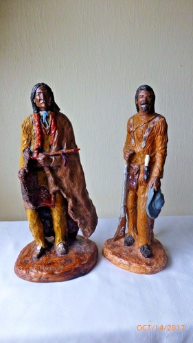 Vintage western statues - western,