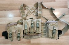 Auswebgear Peacekeeper Chest Rig Battle Bra Vest Webbing Desert Camouflage Dpdu