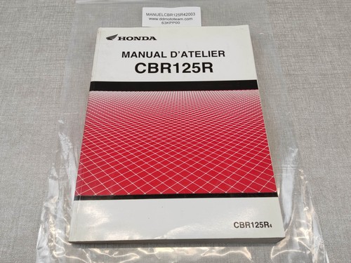 Manuel atelier cbr125 r4 - d'atelier,