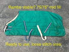 EUC  75” Rambo Horseware Medium weight stable blanket